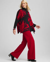 Chico's Clothing Floral Poncho