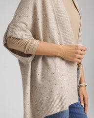 Chico's Clothing Embellished Cocoon Ruana