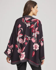 Chico's Clothing Short Floral Kimono