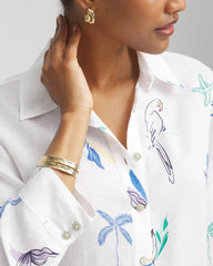Chico's Clothing No Iron™ Island Linen Shirt