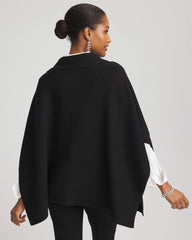Chico's Clothing Embellished Bow Poncho