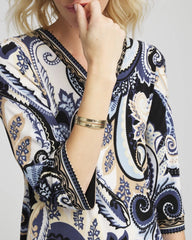 Chico's Clothing Travelers™ Paisley V-Neck Tunic