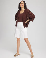 Chico's Clothing Short Woven Kimono