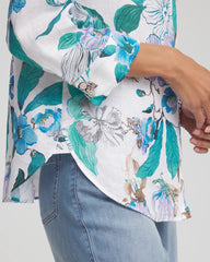 Chico's Clothing No Iron™ Floral Linen Shirt