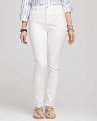 Chico's Clothing No-Stain Girlfriend Frayed Ankle Jeans