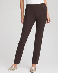Chico's Clothing Juliet Slim Trim Detail Ankle Pants