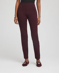Chico's Clothing Circle Jacquard Juliet Slim Ankle Pants