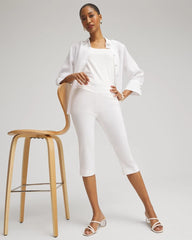 Chico's Clothing Brigitte™ Pull-On Rivet Slim Capris
