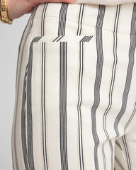 Chico's Clothing Brigitte™ Slub Striped Cropped Pants