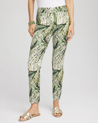 Chico's Clothing Brigitte™ Slim Ankle Palm-Print Pants
