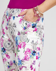 Chico's Clothing Brigitte™ Paisley Floral Cropped Pants