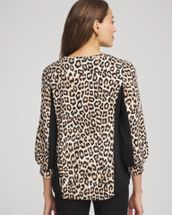 Chico's Clothing Zenergy® Animal-Print Bungee Top