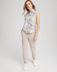 Chico's Clothing Zenergy® UPF Floral Shirt