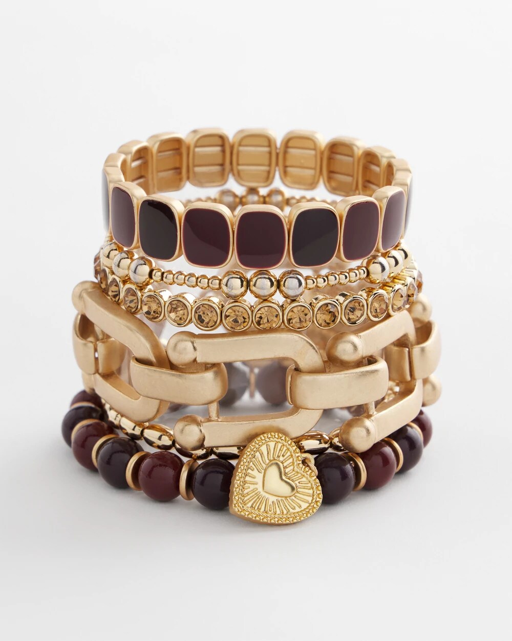 Chico's Jewelry Chianti Square Stretch Bracelet