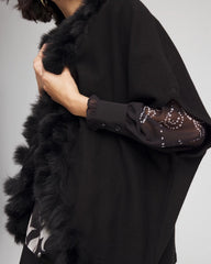 Chico's Accessories Faux Fur Cocoon