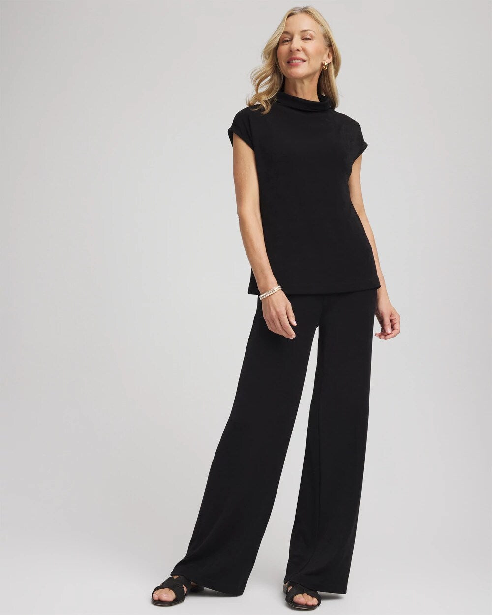 Chico's Petites Petite Travelers™ Wide-Leg Pocket Pants