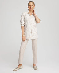Chico's Petites Petite Bi-Stretch Straight Ankle Pants