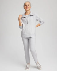 Chico's Collections Zenergy® Luxe Diamante Zip Cardigan