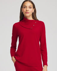 Chico's Collections Zenergy® Luxe Envelope Neck Sweater