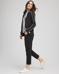 Chico's Collections Zenergy® UPF Rib Mix Cropped Pants