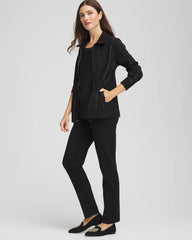 Chico's Collections Zenergy® Luxe Diamante Zip Cardigan