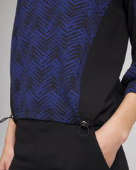 Chico's Collections Zenergy® Jacquard Bungee Top