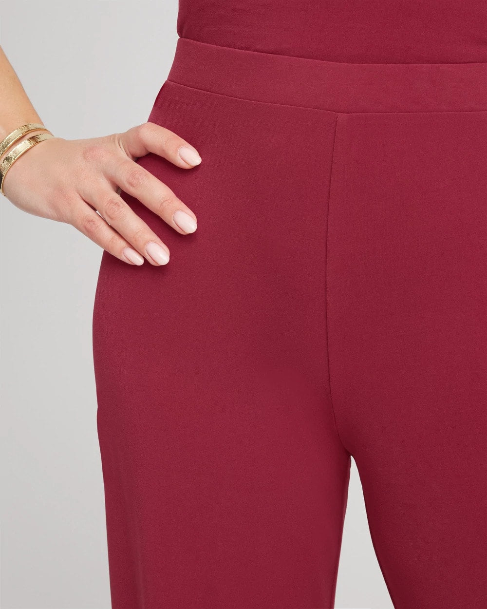 Chico's Collections Travelers™ Knit Wide-Leg Pants