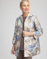Chico's Collections Travelers™ Collection Watercolor Jacquard Jacket