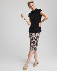 Chico's Collections Travelers™ No Tummy Animal-Print Pencil Skirt