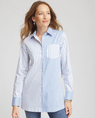 Chico's Collections No Iron™ Stripe Mix Tunic