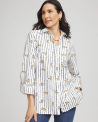 Chico's Collections No Iron™ Leopard Graphic Shirt