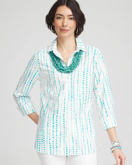 Chico's Collections No Iron™ Sateen Bubble Print Shirt