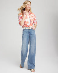Chico's Collections No Iron™ Vacation Stripes Shirt