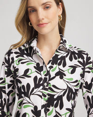 Chico's Collections No Iron™ Abstract Floral Shirt