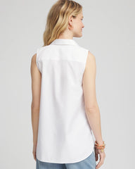 Chico's Collections No Iron™ Tropical Floral Sleeveless Shirt