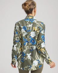 Chico's Collections No Iron™ Printed Sateen Shirt