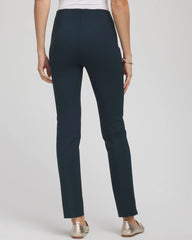 Chico's Collections Juliet Slim Trim Detail Ankle Pants