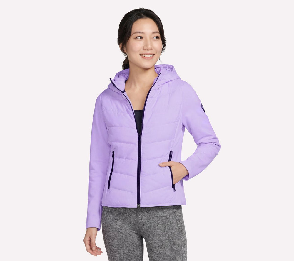 WHITE / LIGHT PURPLE,S